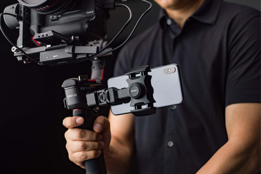 supporto per smartphone dji rs