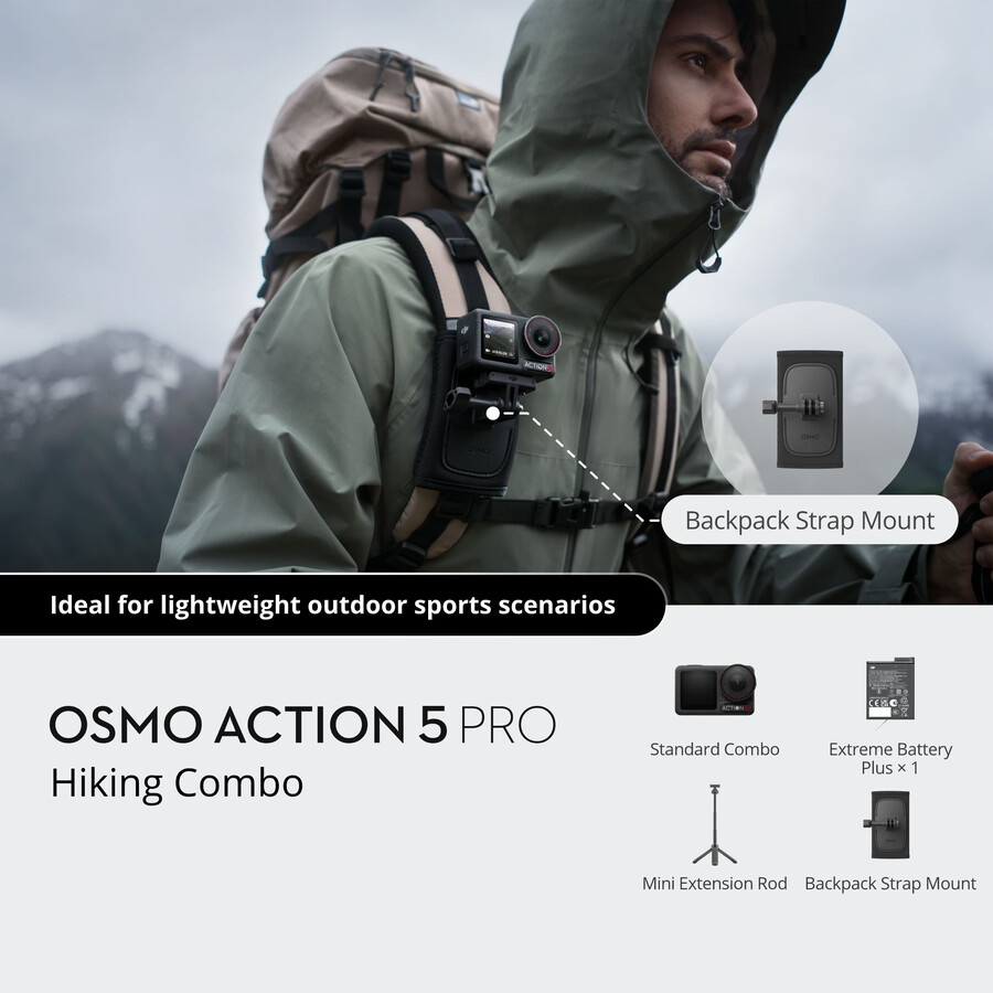 pacchetto escursionismo osmo action 5 pro