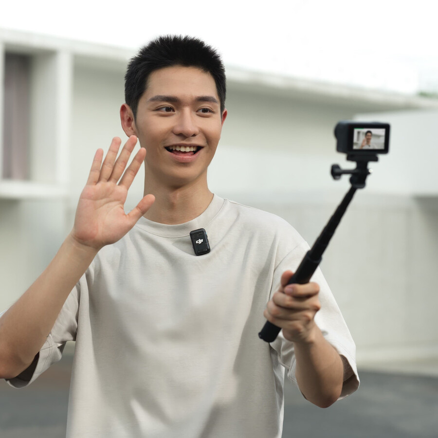 pacchetto vlog osmo action 4 dji mic 2